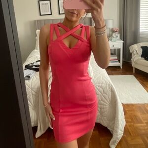 GUESS Los Angeles Pink Dress